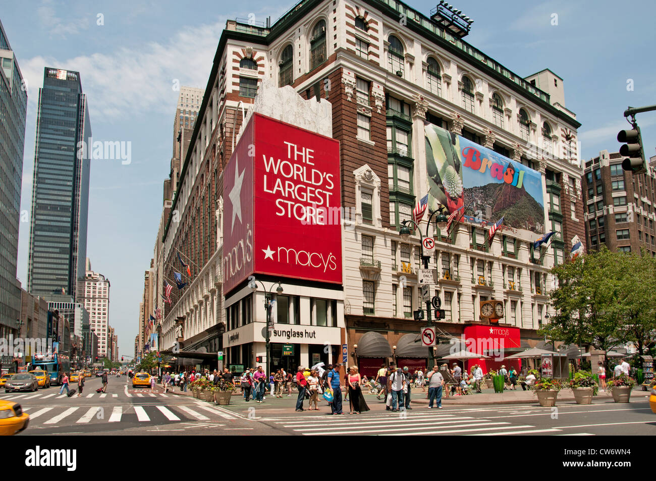 Macy's Herald Square est le grand magasin phare, New York City Manhattan Banque D'Images