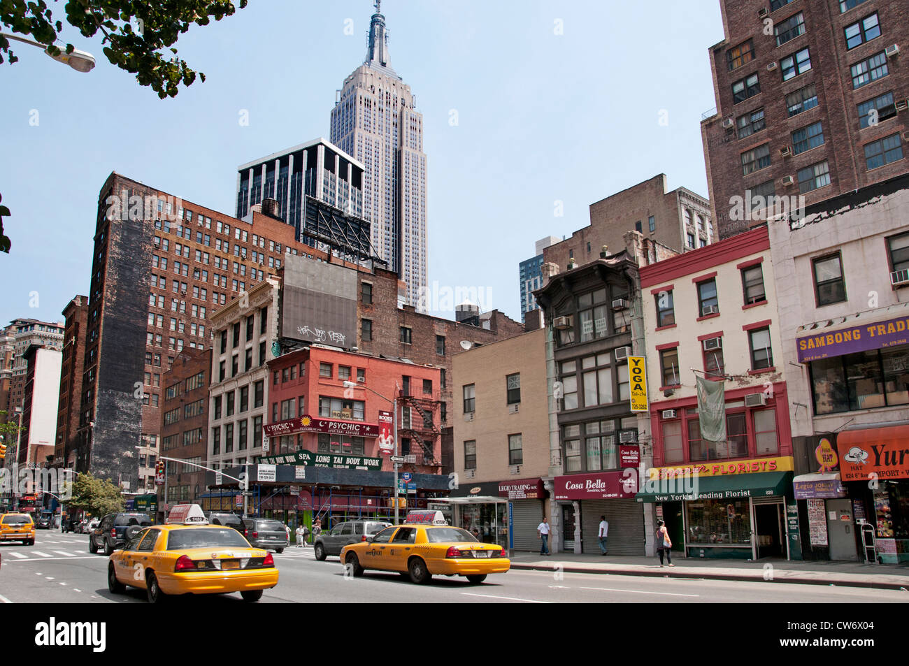 Empire State Building Manhattan New York United States of America Banque D'Images