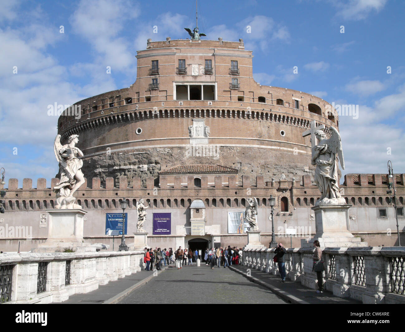 Château Saint Ange à Rome, Italie Banque D'Images