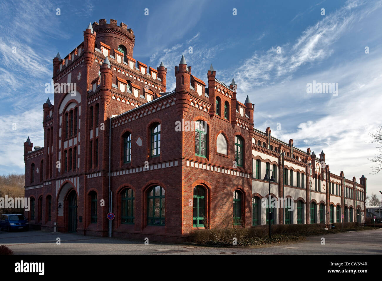 Bâtiment administratif de la mine de charbon Adolf von Hansemann dans Dortmund-Mengede, Allemagne, Rhénanie du Nord-Westphalie, Ruhr, Dortmund Banque D'Images