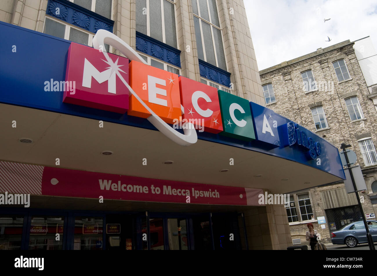 Mecca Bingo halls hall jeux établissement ancien théâtre Banque D'Images