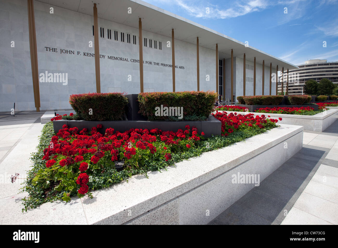 Le John F. Kennedy Memorial Center for the Performing Arts, à Washington D.C. Banque D'Images