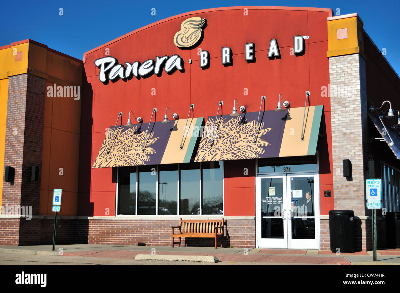 Un Panera Bread en franchise de l'Illinois, Pas-de-Calais.USA. Banque D'Images