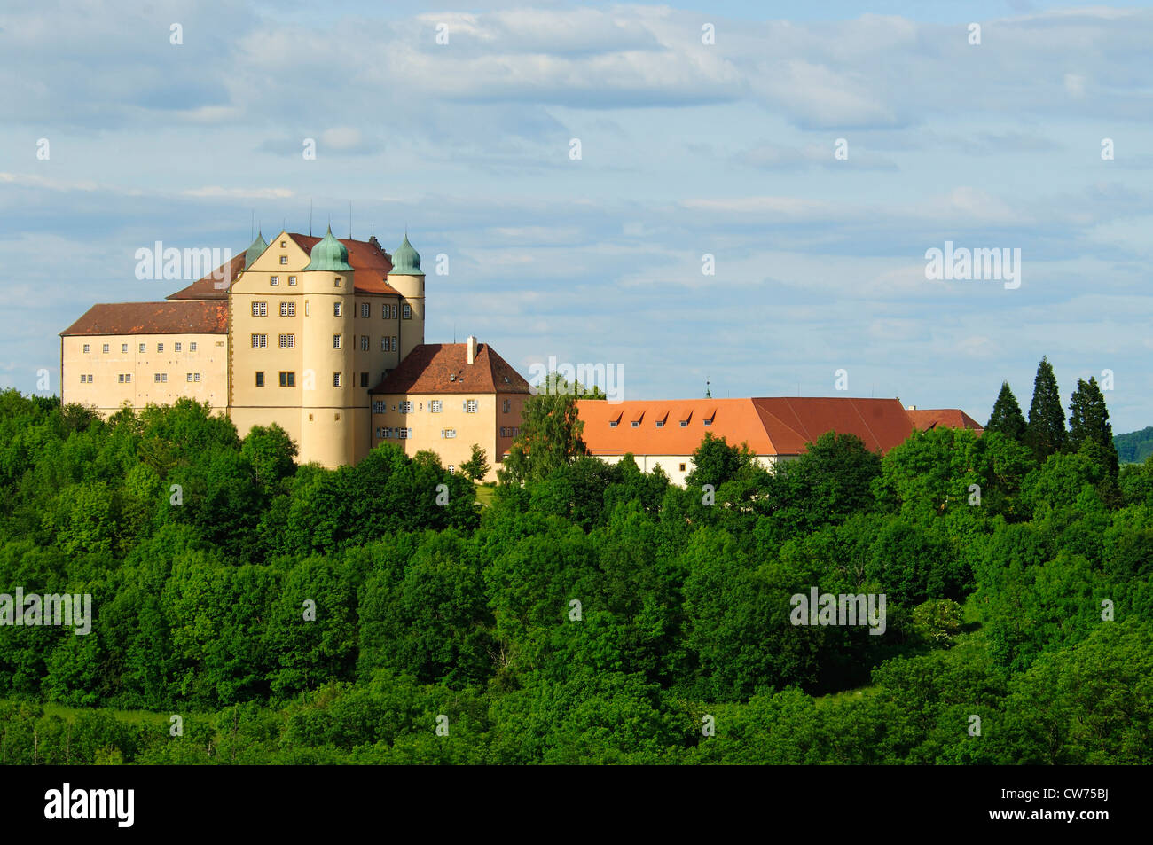 Château de Kapfenburg, Allemagne, Bade-Wurtemberg, Lauchheim Banque D'Images