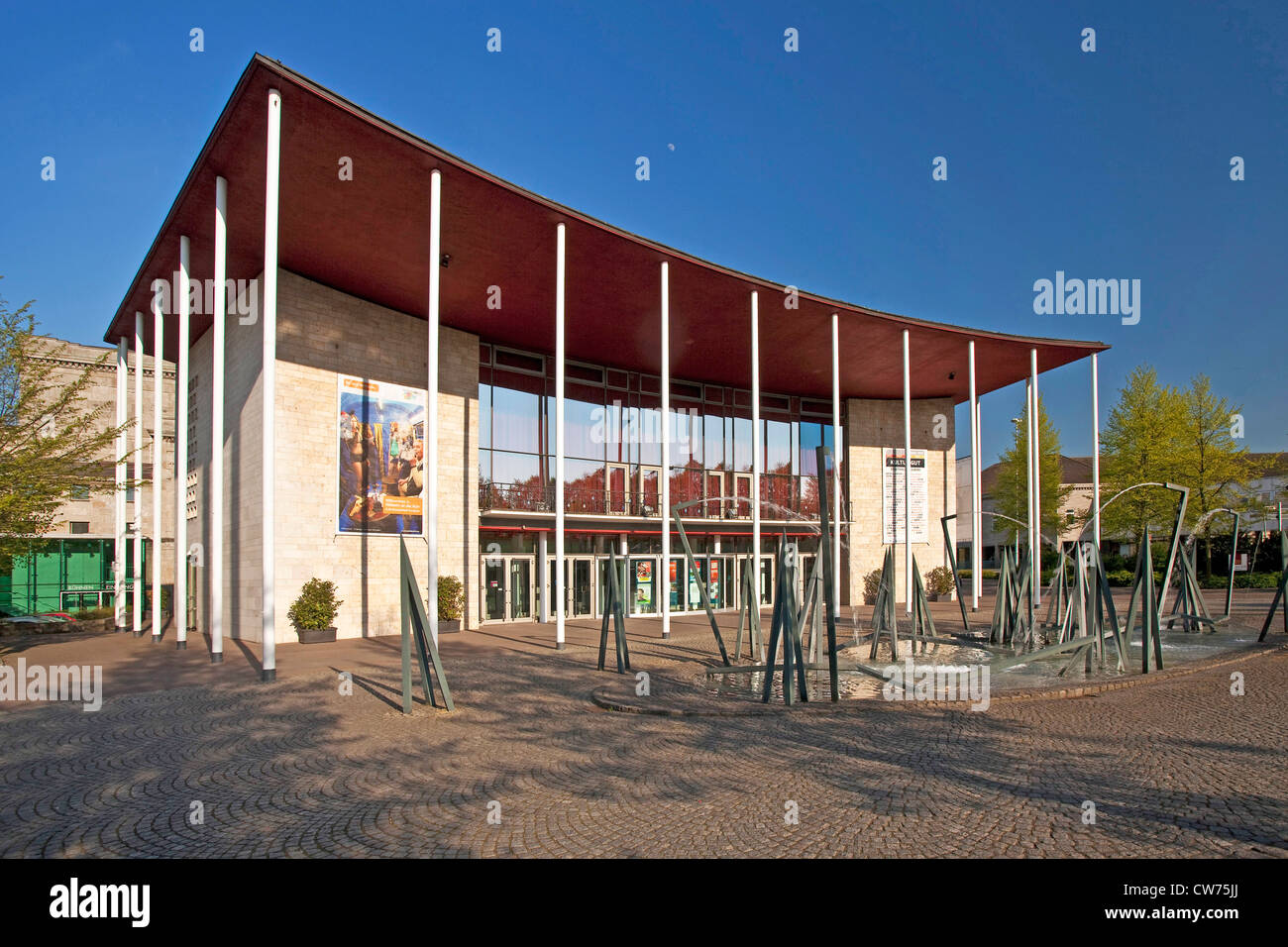 La Stadthalle à Muelheim/Ruhr, Allemagne, Rhénanie du Nord-Westphalie, Muelheim an der Ruhr Banque D'Images