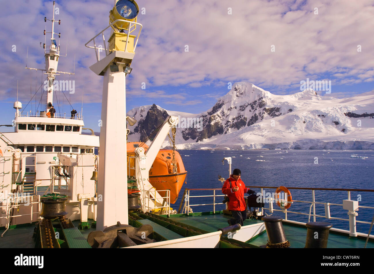 Passager sur Antarctic Dream, l'Antarctique, Neko Cove Banque D'Images