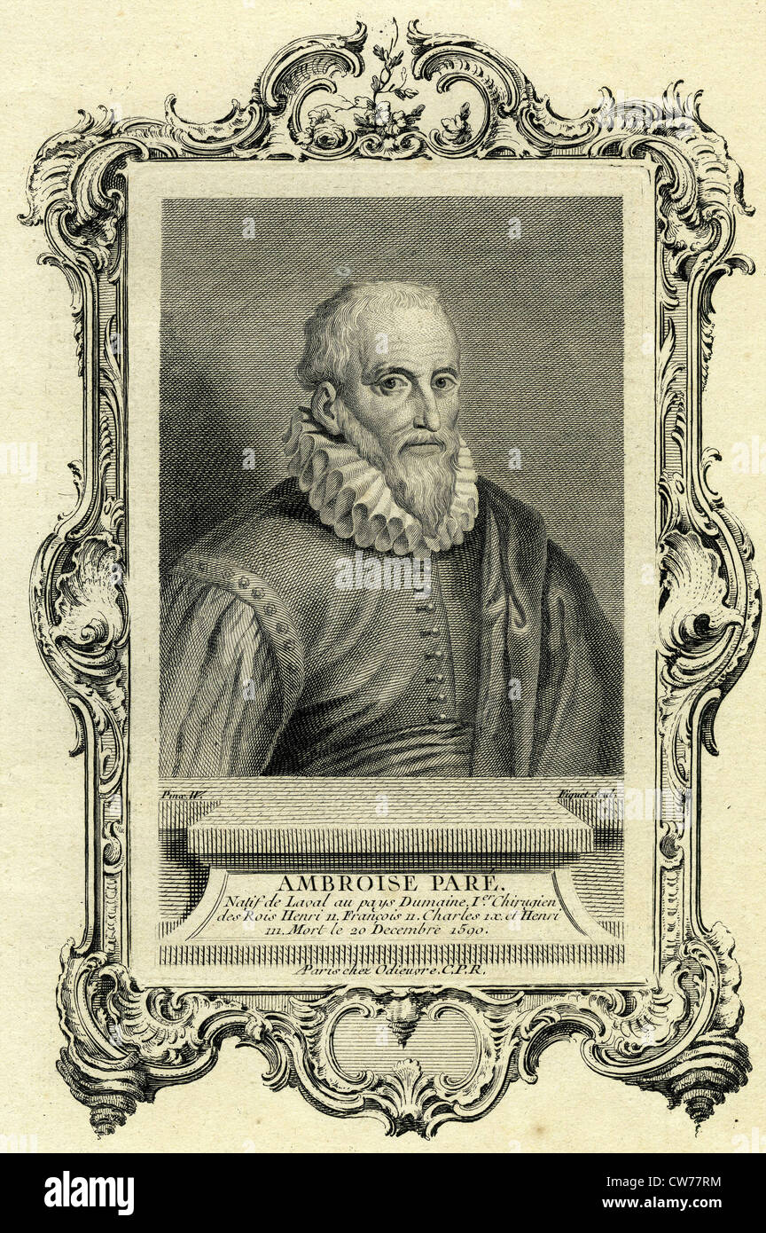 Ambroise Paré Banque D'Images