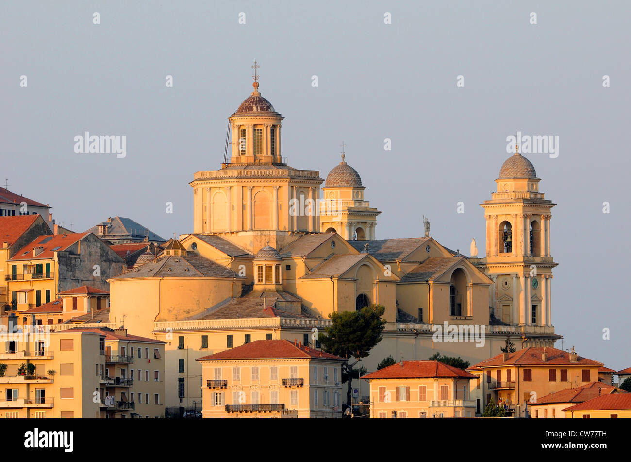 Cathédrale, Porto Maurizio, Imperia, Italie, Ligurie, Riviera dei Fiori Banque D'Images