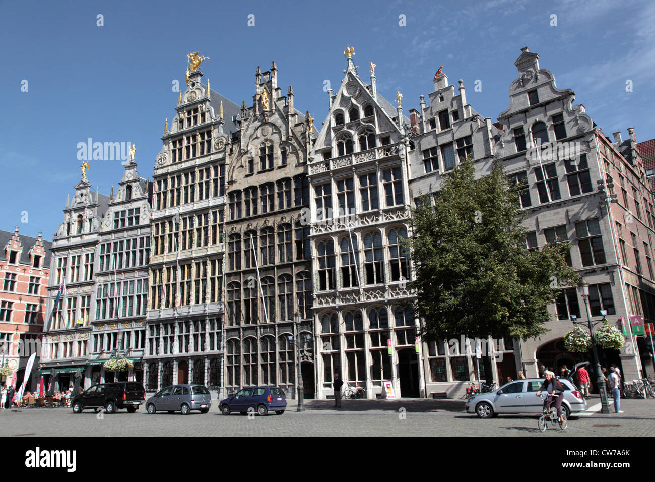 Grote Markt, à Antwerpen, Belgique, Flandre, Anvers Banque D'Images