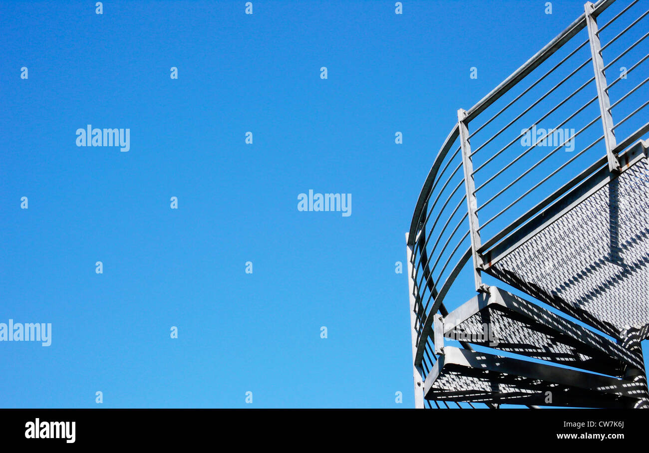 escalier hélicoïdal Banque D'Images