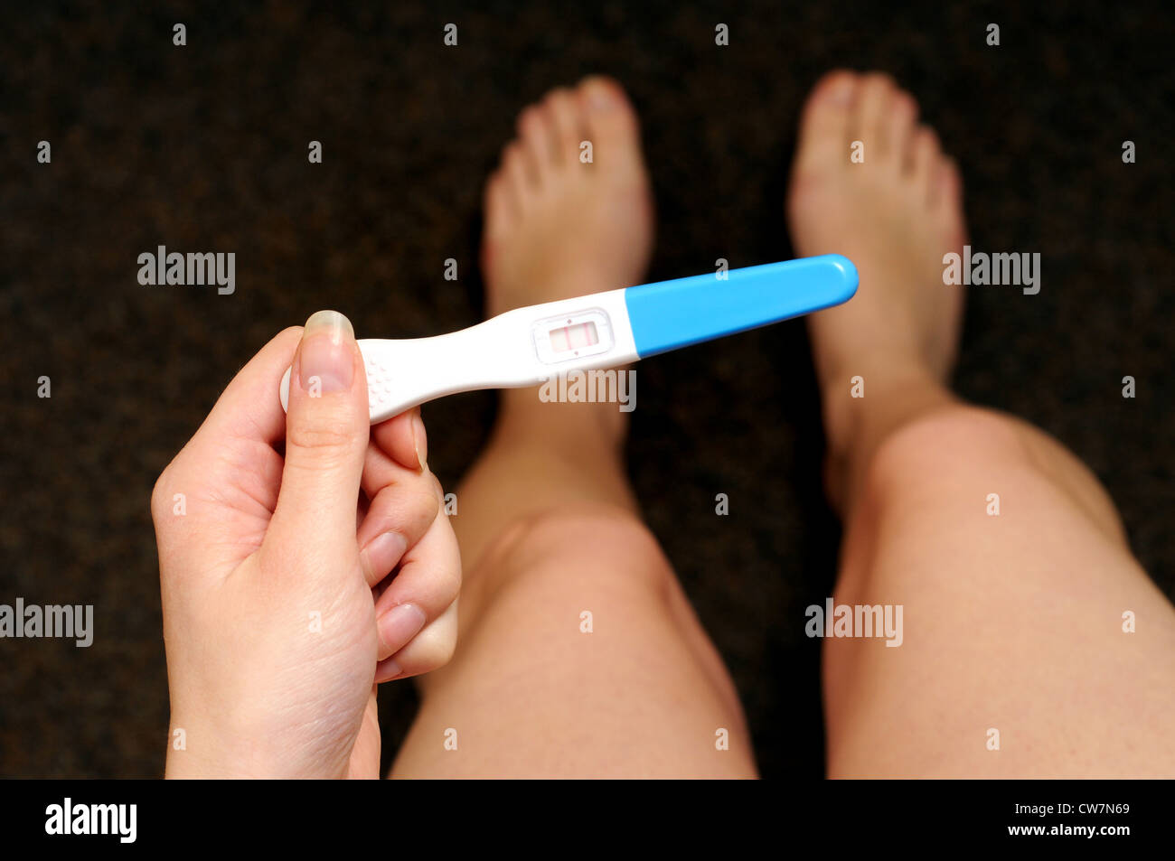 Les tests de grossesse Grossesse signalizing Banque D'Images