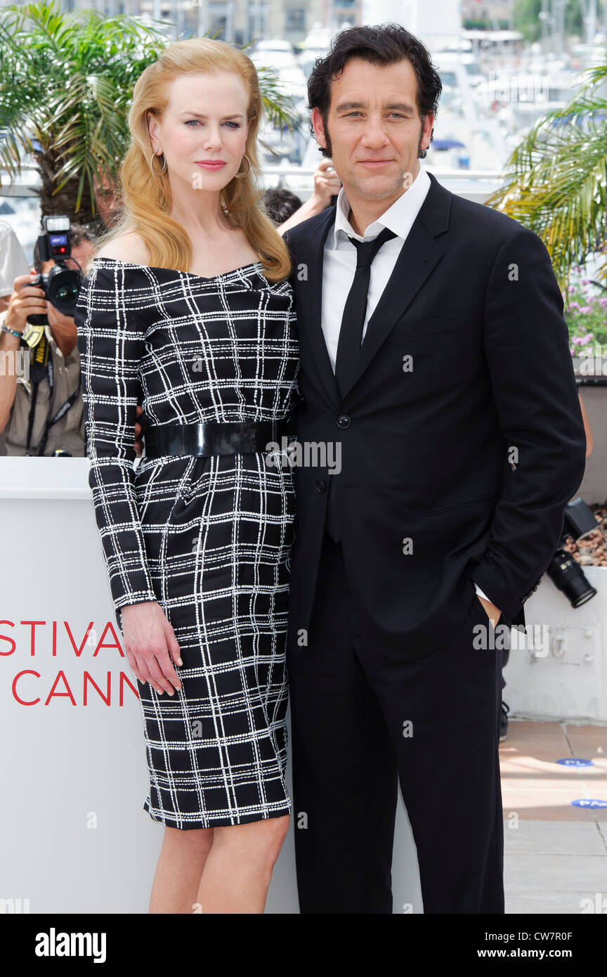 Clive Owen et Nicole Kidman, pendant une photo appel à Hemingway et Gellhorn au 65e festival international du film, à Cannes Banque D'Images