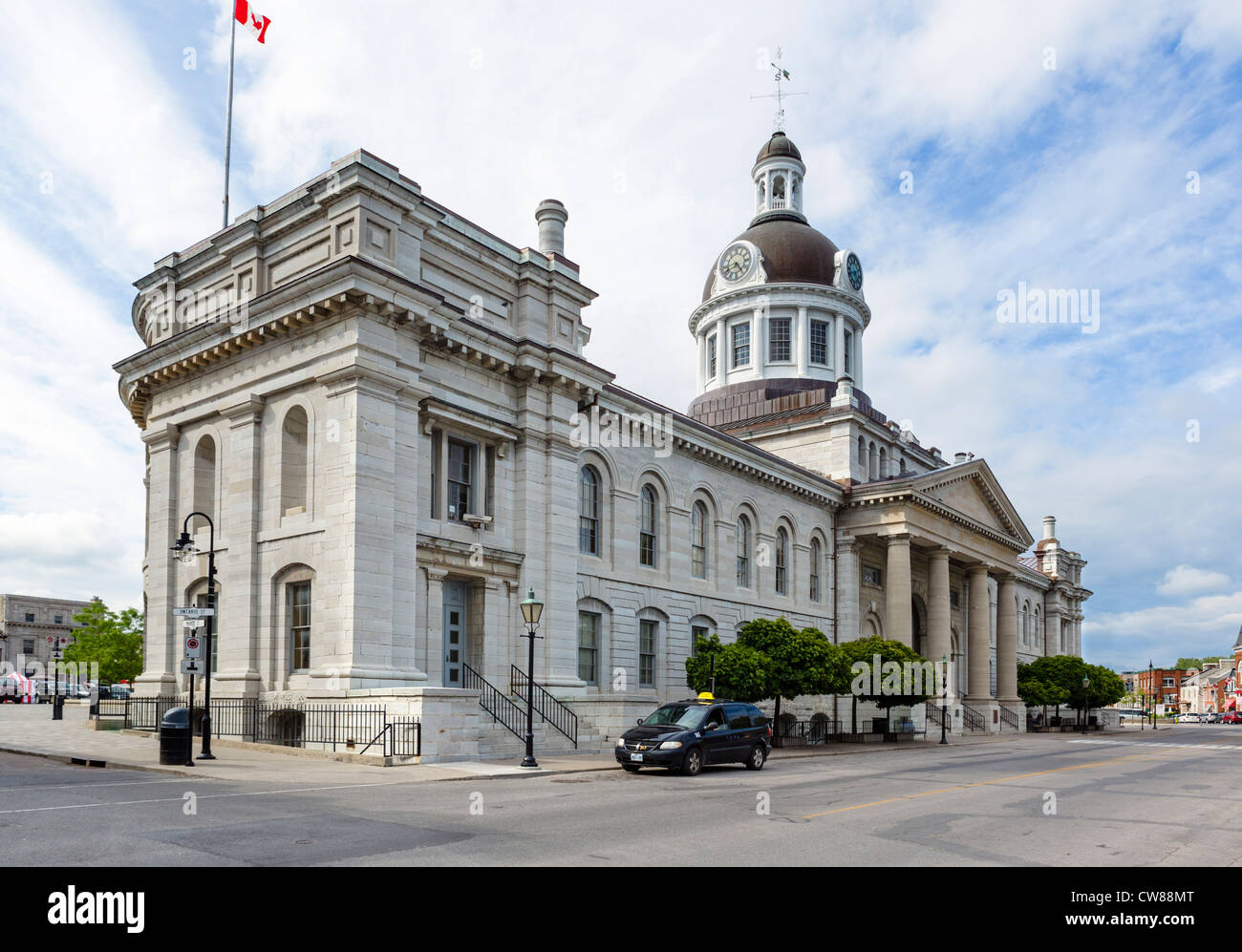 L'hôtel de ville, rue Ontario, Kingston, Ontario, Canada Photo Stock