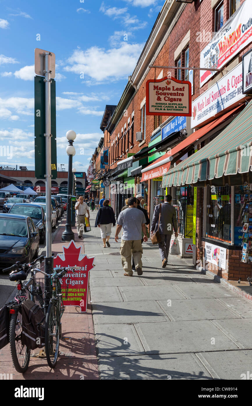 Boutiques sur William Street dans le secteur du marché By, Ottawa, Ontario, Canada Banque D'Images