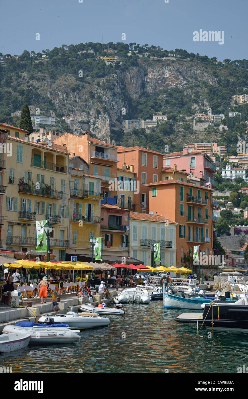 Darse Royal Harbour XVI ème siècle, Villefranche-sur-Mer, Côte d'Azur, Alpes-Maritimes, Provence-Alpes-Côte d'Azur, France Banque D'Images