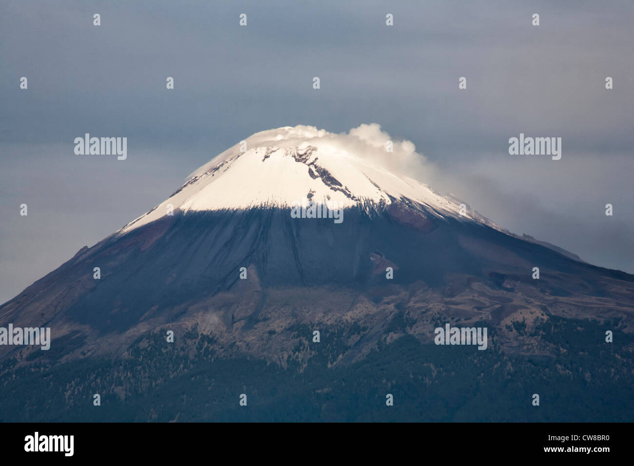 Mt. Volcan Popocatepetl au Mexique Banque D'Images