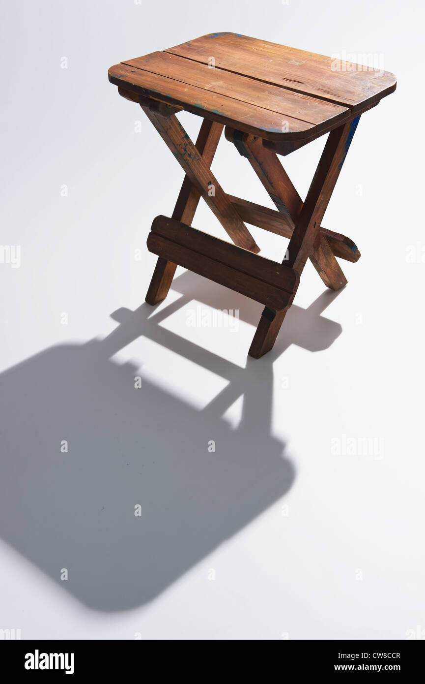 Table en bois Banque D'Images