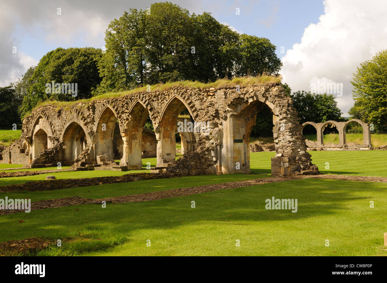 L'abbaye cistercienne de Hailes Gloucestrshire Cornwall England UK GO Banque D'Images