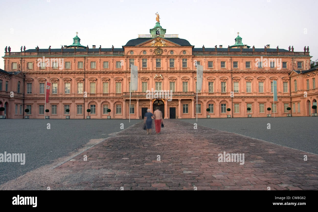 Rastatt, le palais baroque Banque D'Images