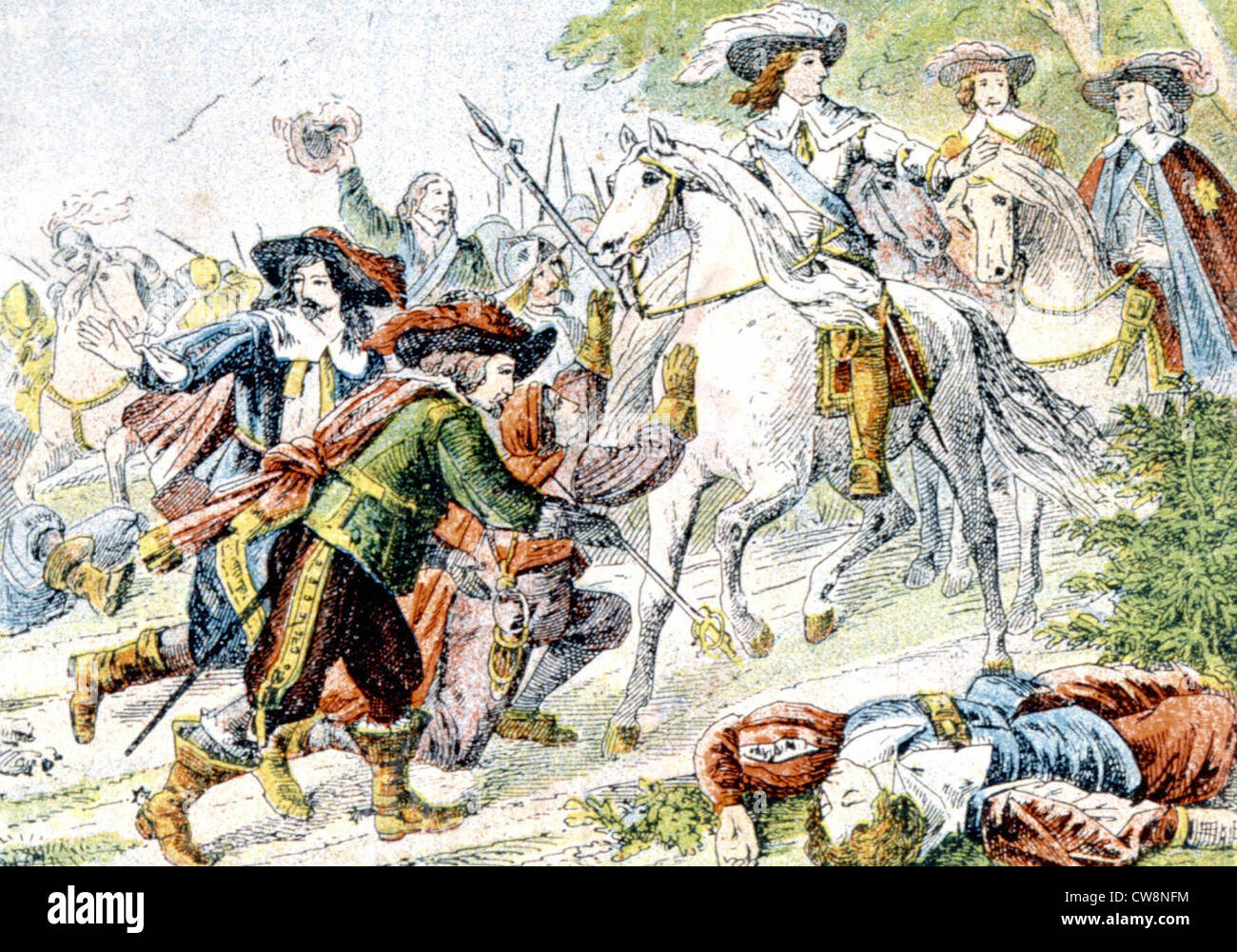 Grand Condé, illustrations Banque D'Images