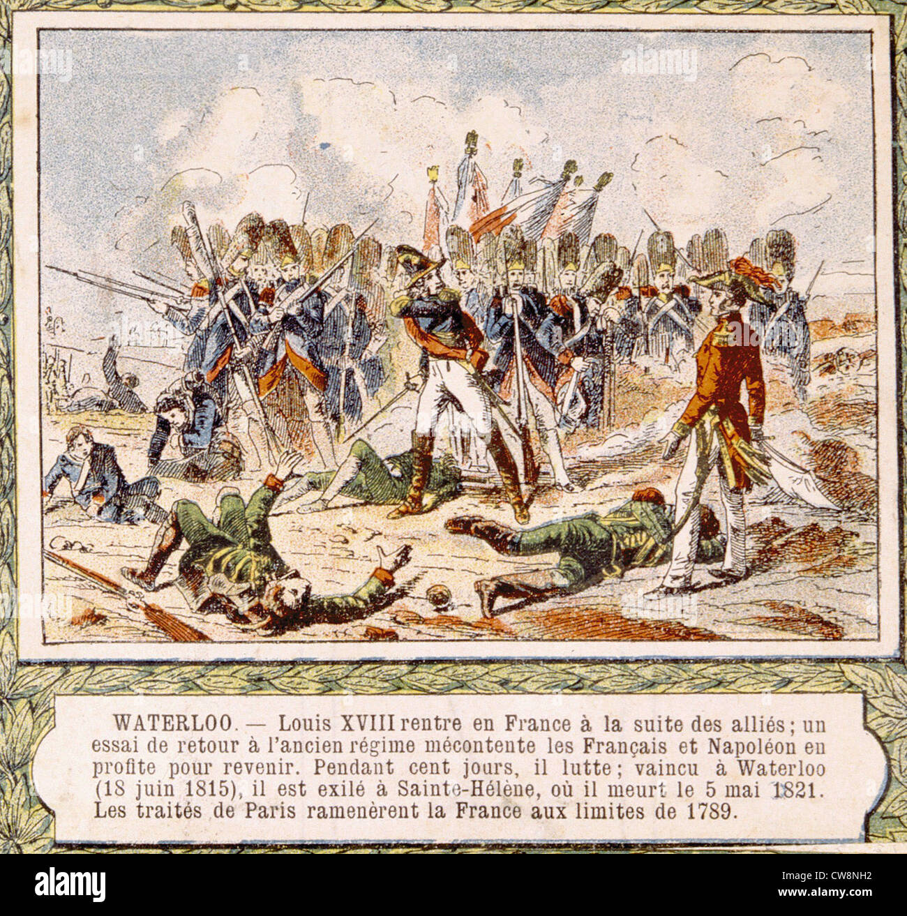 Guerres napoléoniennes, illustrations Banque D'Images