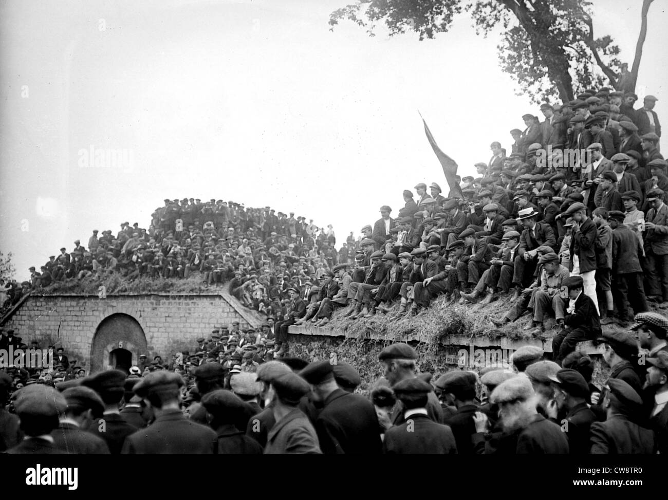 Réunion de la métallurgie à Saint-Denis Banque D'Images