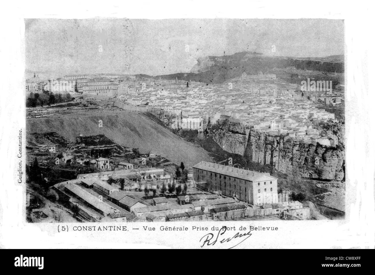 Tlemcen vue générale prise du fort de Bellevue Banque D'Images