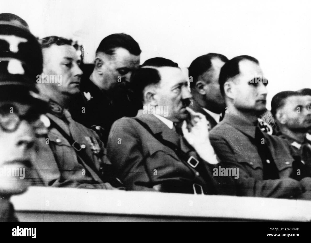 Proclamation du parti nazi à Nuremberg (1933) Banque D'Images