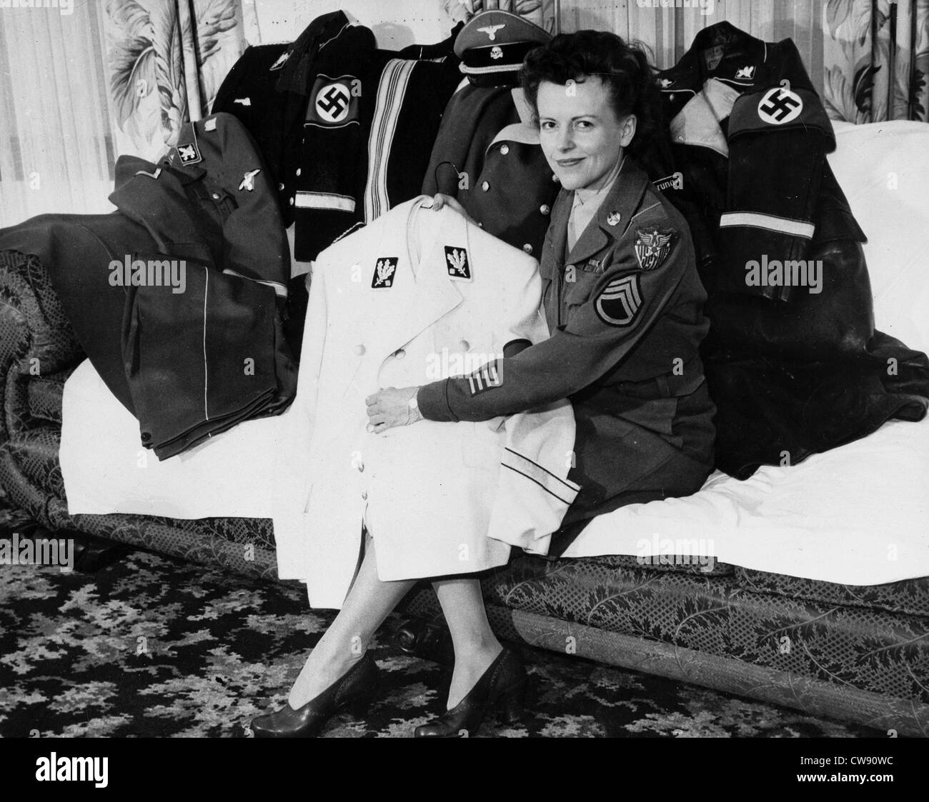Des tenues militaires qui appartenaient à von Ribbentrop Banque D'Images