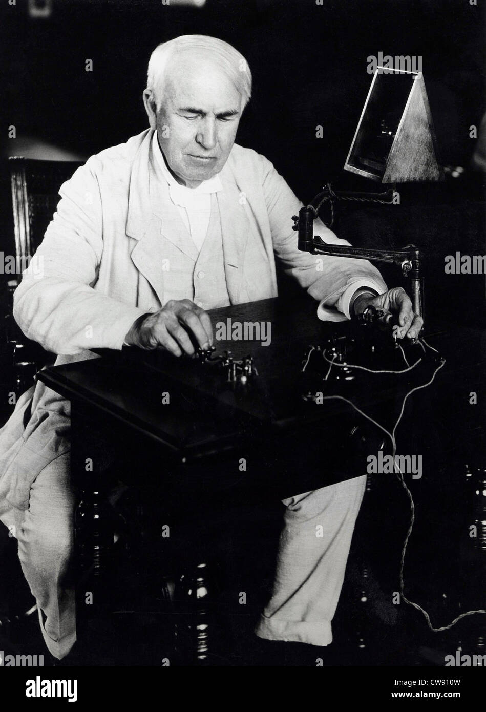 Thomas Edison Banque D'Images