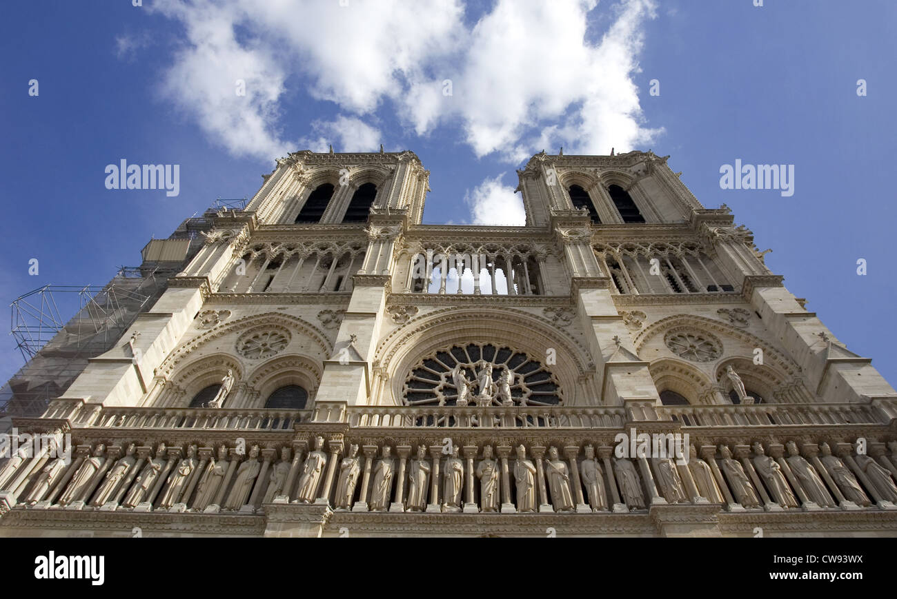 Paris, vue de Notre Dame Banque D'Images