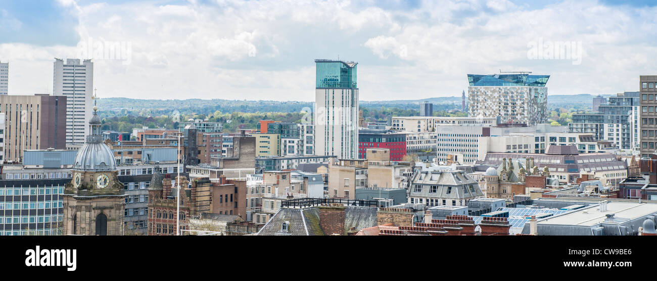 Photo aérienne du centre-ville de Birmingham. West Midlands, Angleterre. Banque D'Images