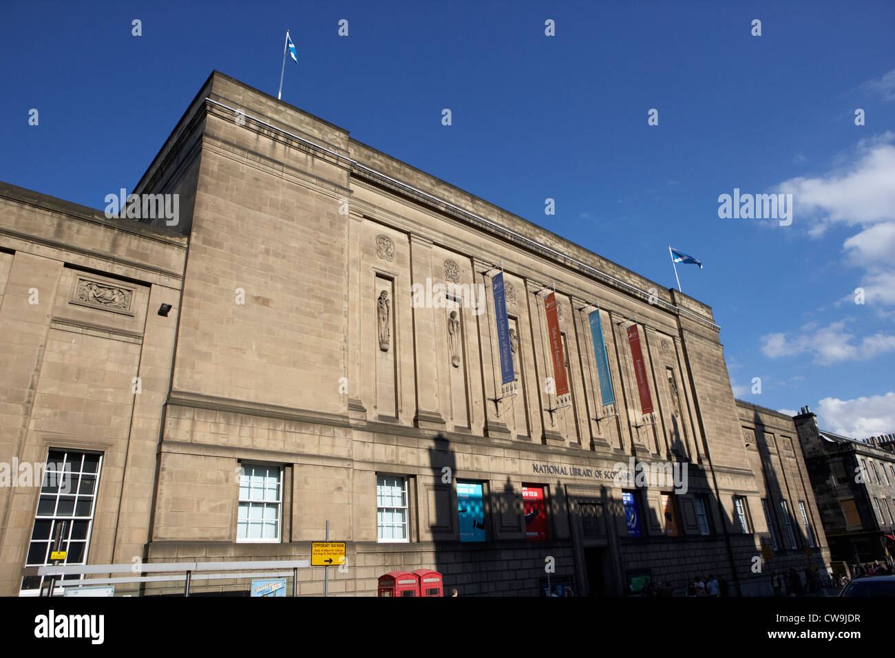 La bibliothèque nationale d'Écosse Edinburgh scotland uk united kingdom Banque D'Images