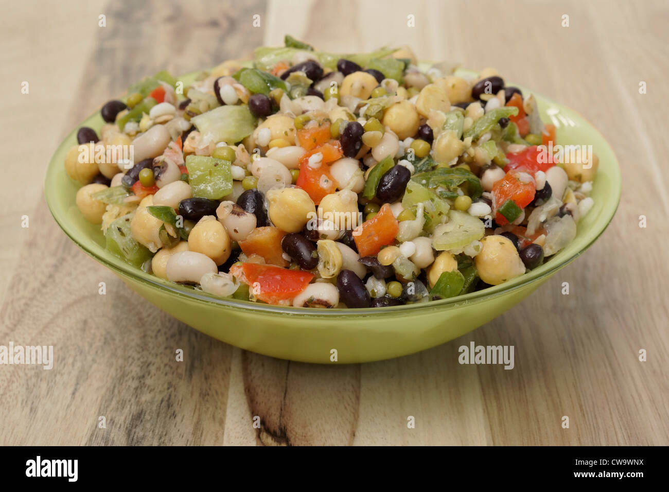 Salade de haricots Banque D'Images