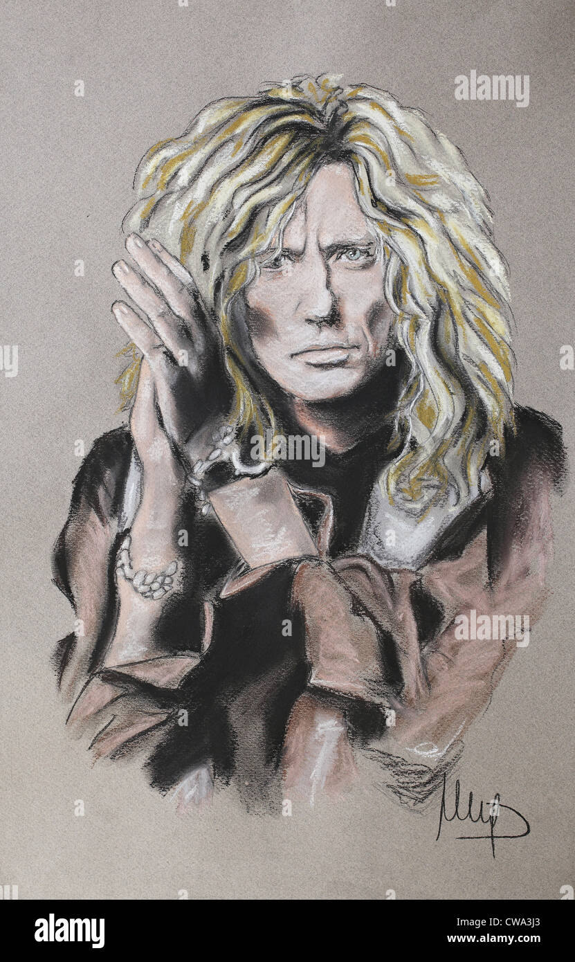 David Coverdale Banque D'Images