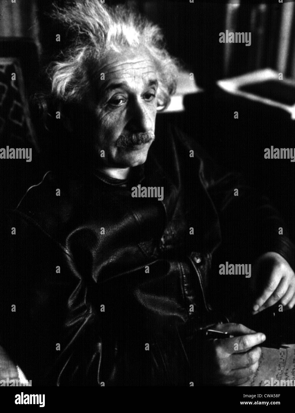 Albert Einstein. Avec la permission de la CSU : Archives / Everett Collection Banque D'Images