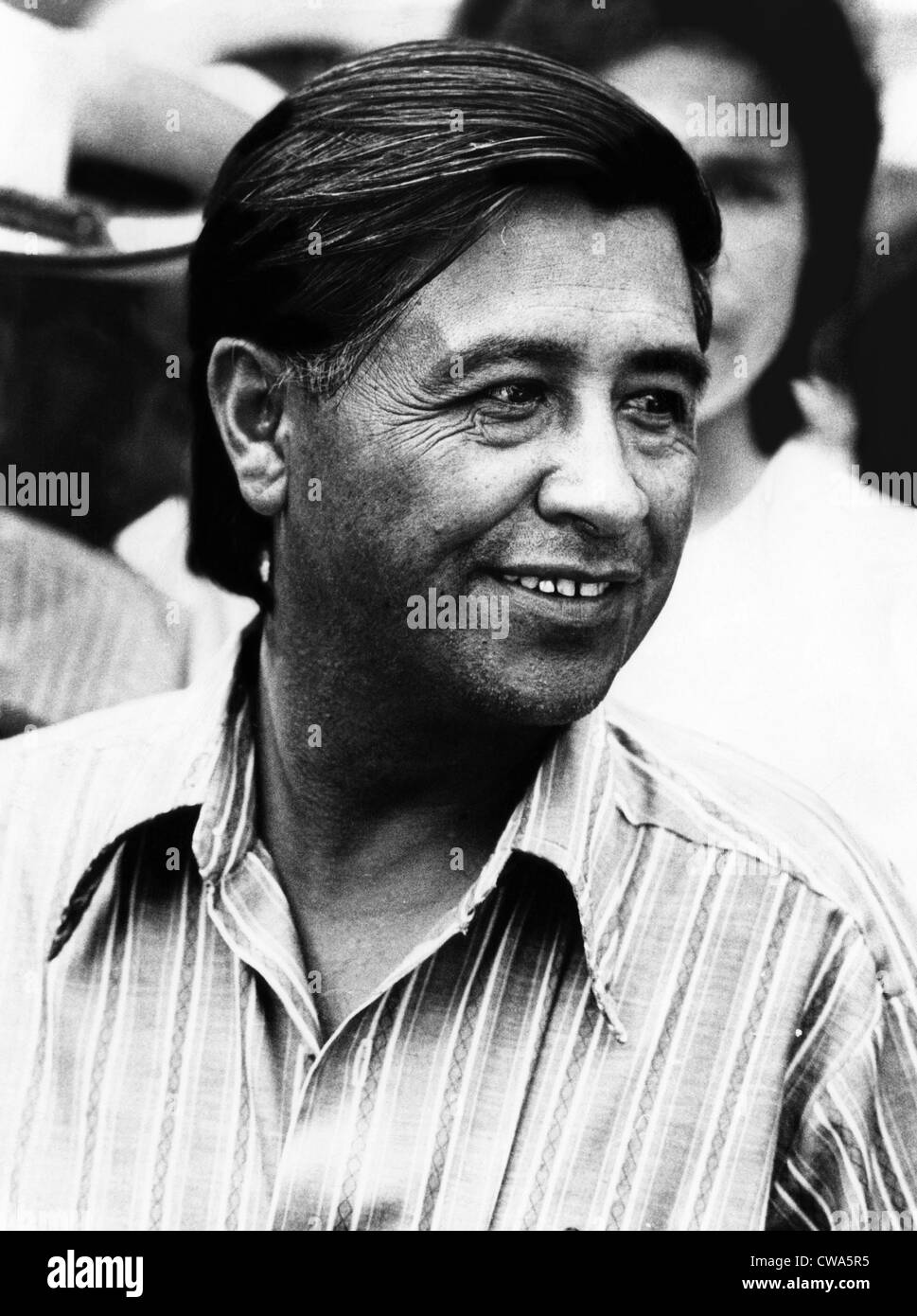 Cesar Chavez, 1975. Avec la permission de : Archives CSU/Everett Collection Banque D'Images