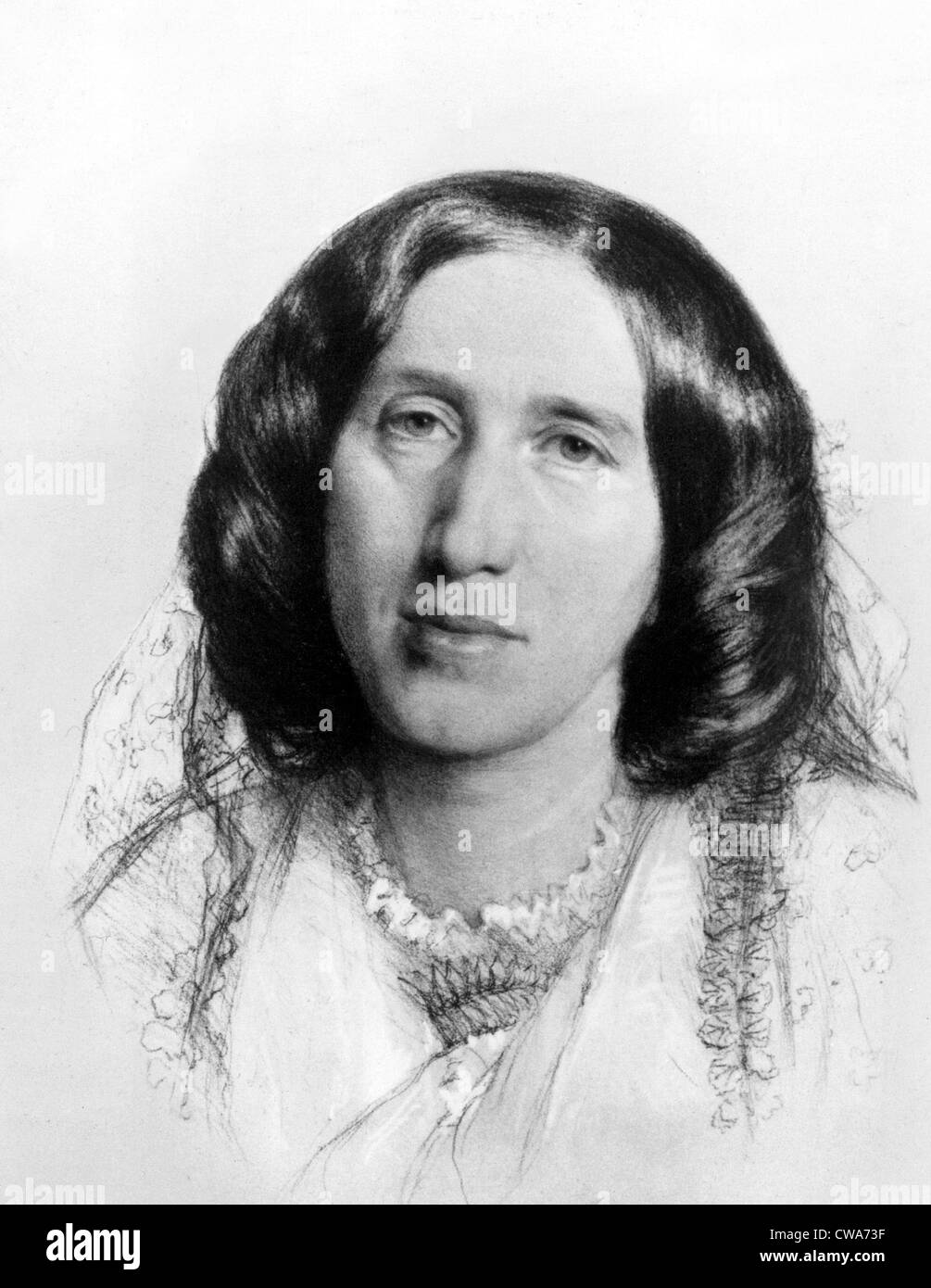 GEORGE Eliot, 1864.. Avec la permission de la CSU : Archives / Everett Collection Banque D'Images