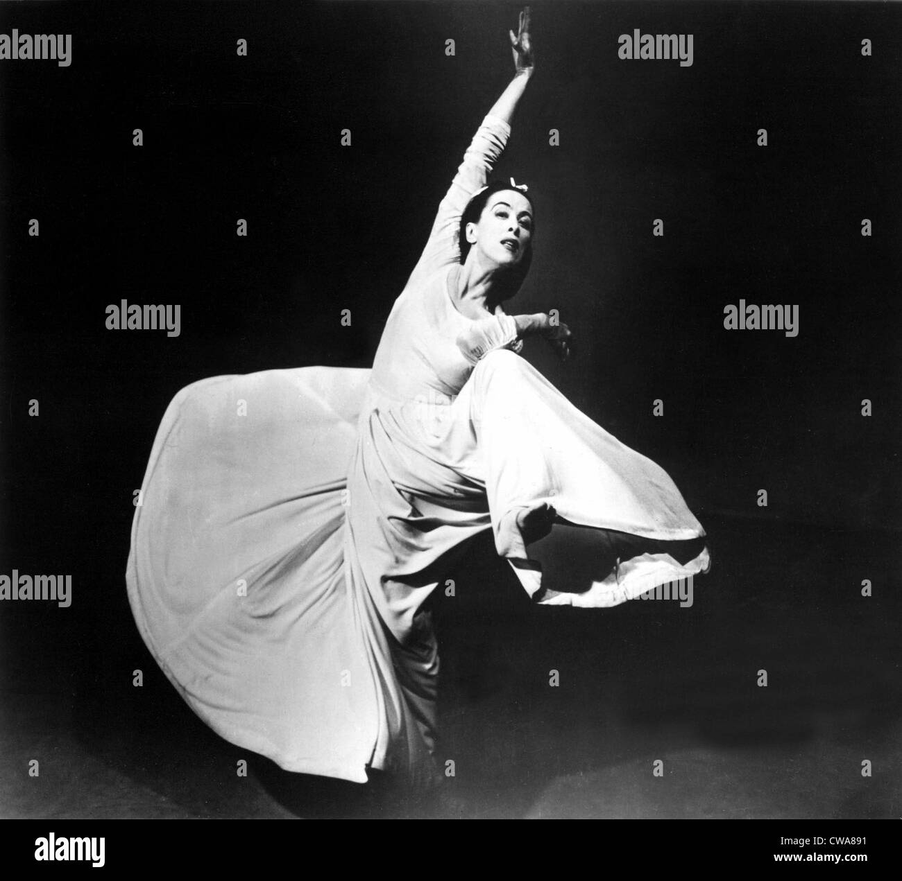 Martha Graham présenté ici dans son rôle de la danse classique, Lettre au monde, créé autour de passages poétiques d'Emily Banque D'Images