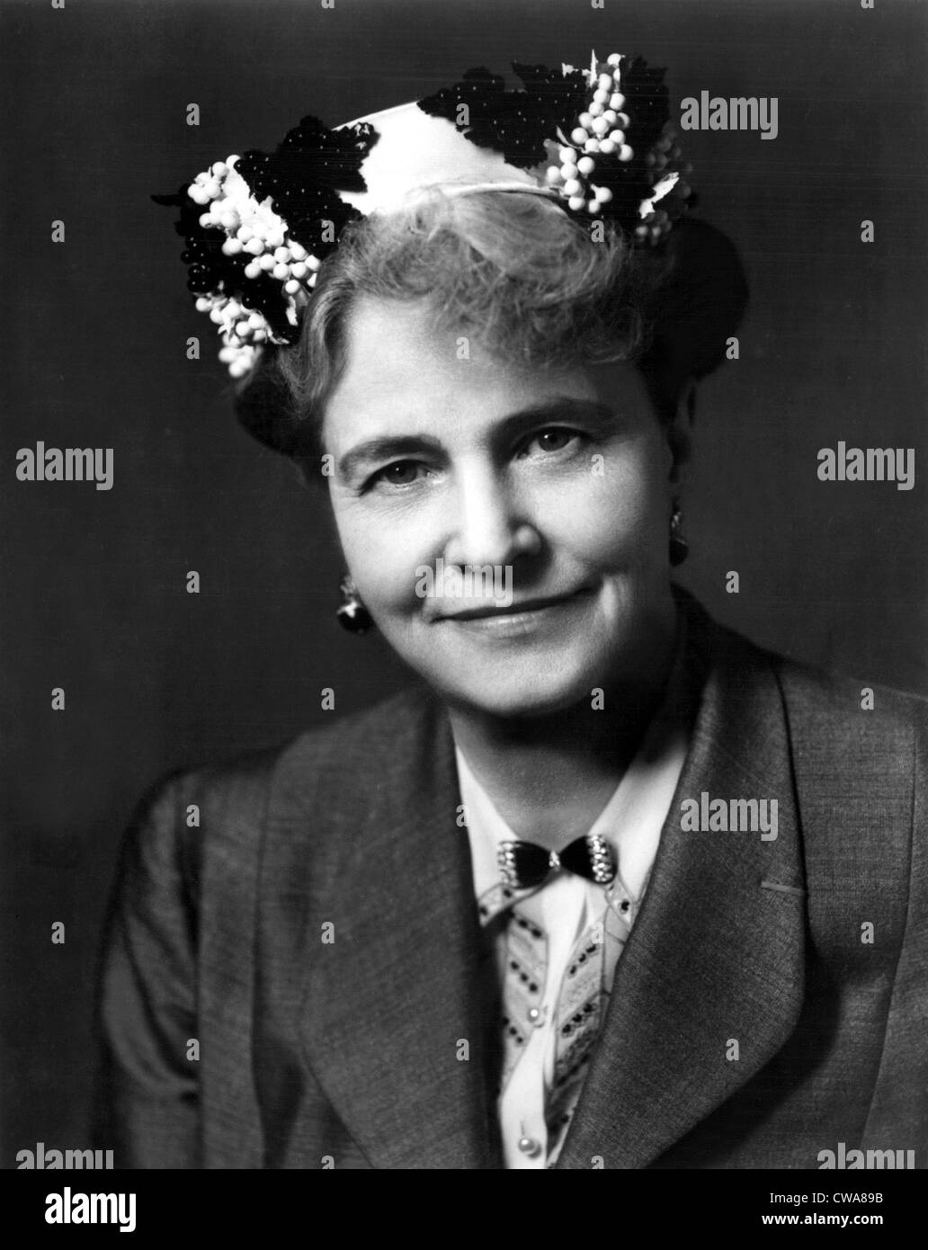 Marjorie Merriweather Post en 1950 un portrait.. Avec la permission de la CSU : Archives / Everett Collection Banque D'Images