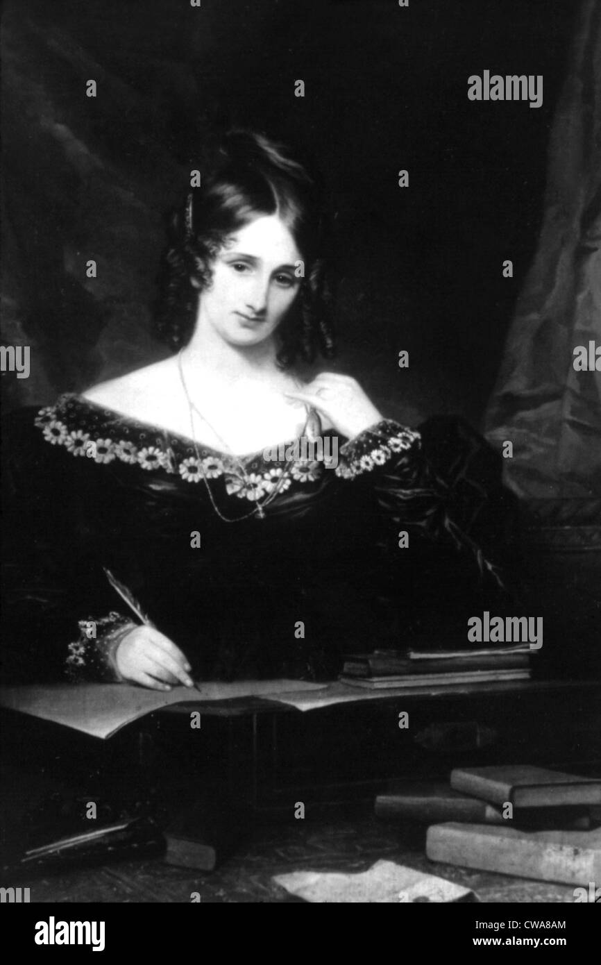 Mary Shelley. Avec la permission de la CSU : Archives / Everett Collection Banque D'Images