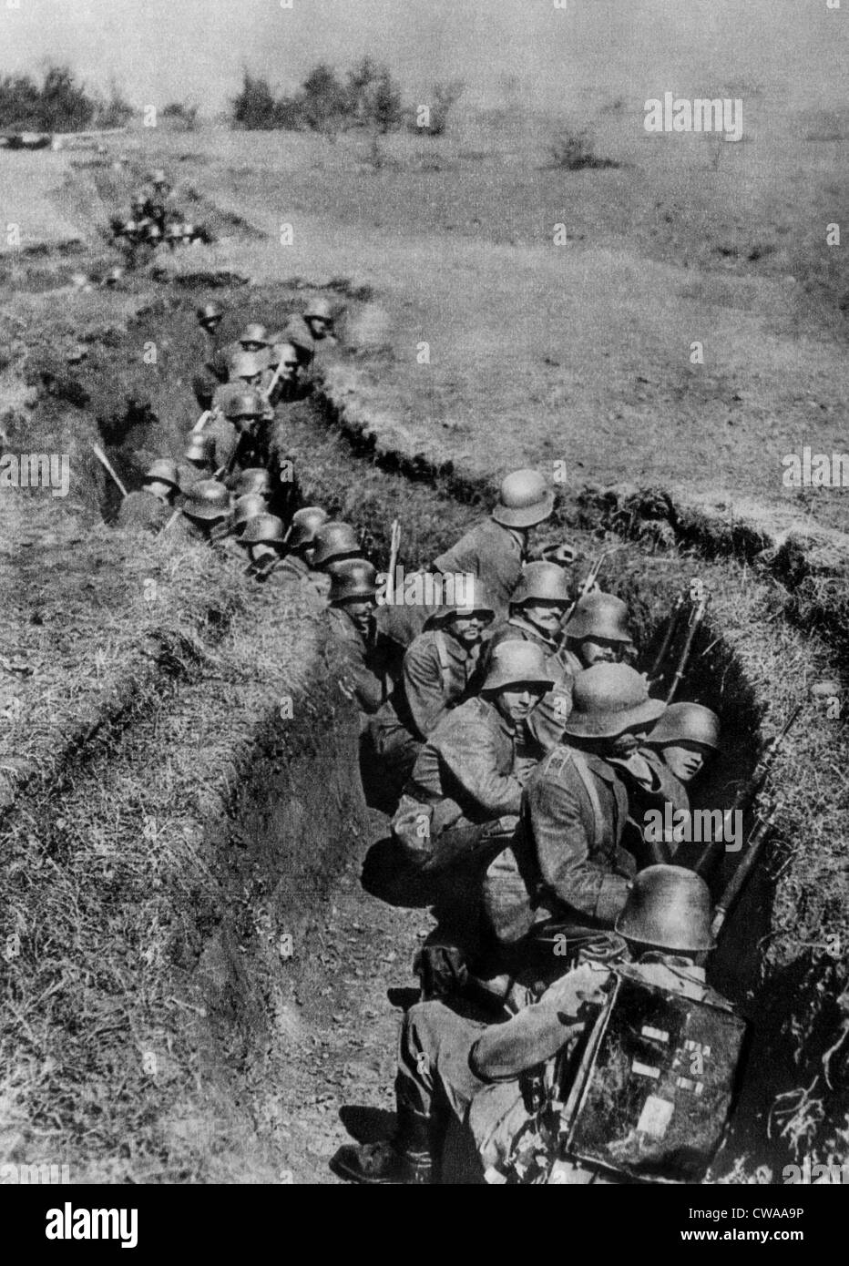 La Première Guerre mondiale : les troupes de choc allemandes, vers 1917. Avec la permission de : Archives CSU/Everett Collection Banque D'Images