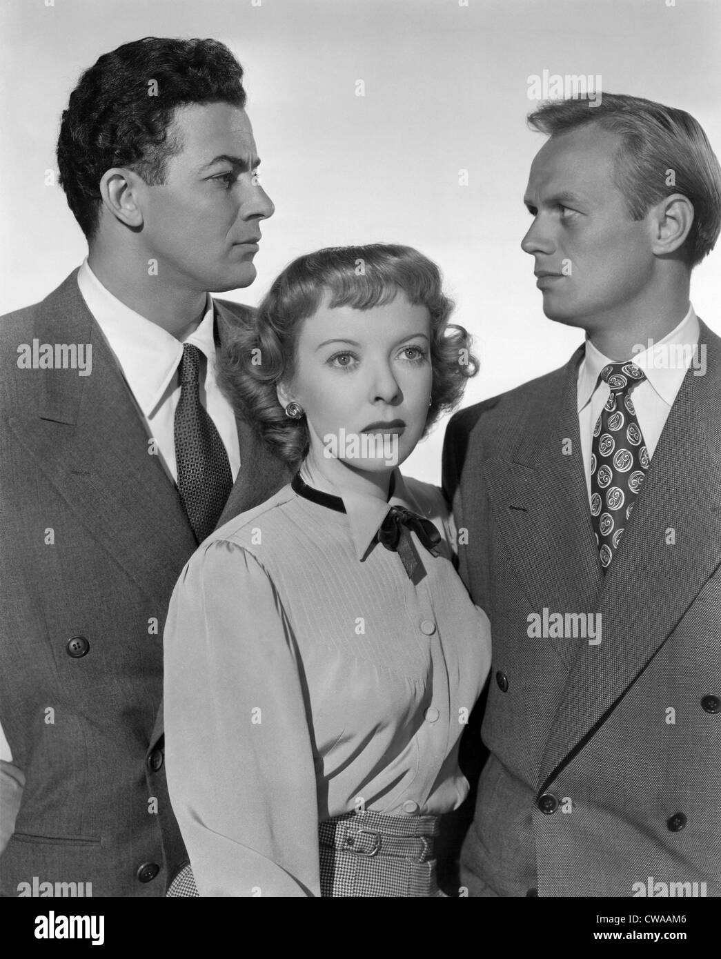 ROAD HOUSE, Cornel Wilde, IDA Lupino, Richard Widmark, 1948.. Avec la permission de la CSU : Archives / Everett Collection Banque D'Images