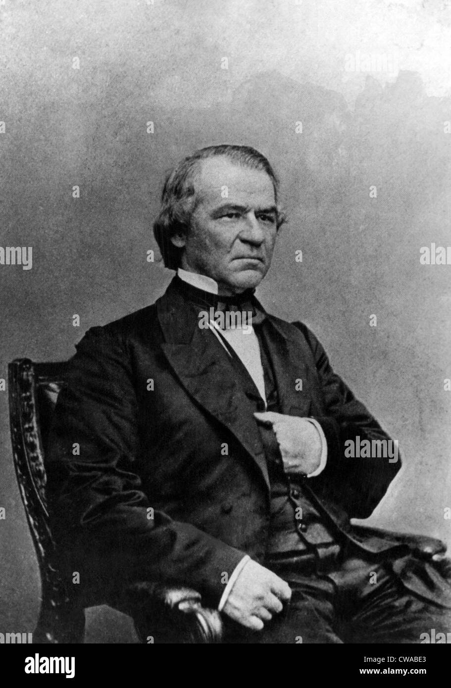 Andrew Johnson, 17e président, ca. Années 1860. Avec la permission de : Archives CSU/Everett Collection. Banque D'Images