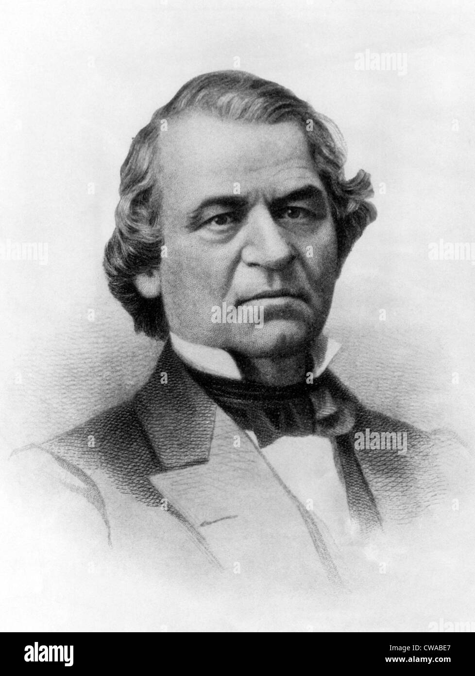 Andrew Johnson, 17e président, ca. Années 1860. Avec la permission de : Archives CSU/Everett Collection. Banque D'Images