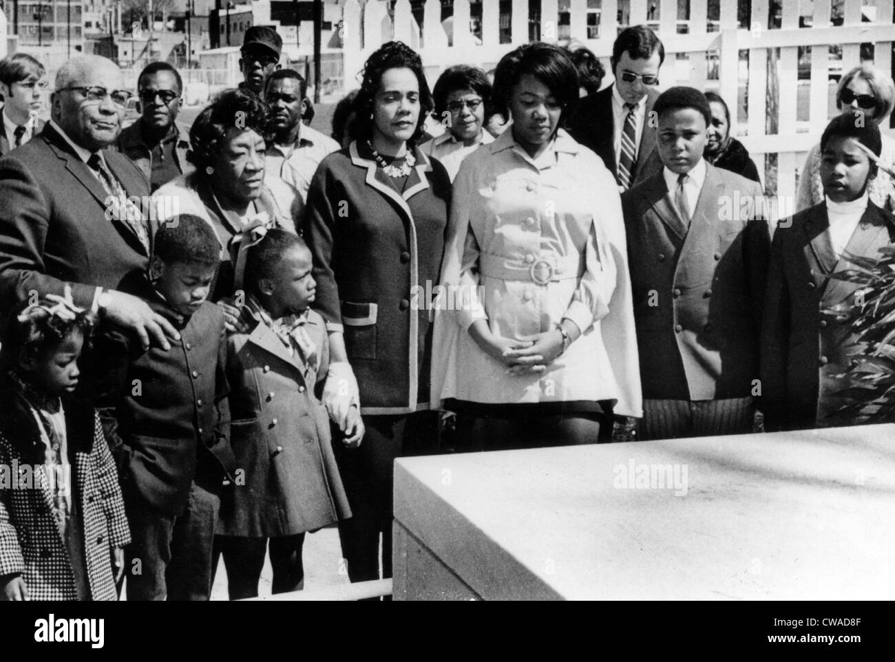 Coretta Scott King. Avec la permission de la CSU : Archives / Everett Collection Banque D'Images