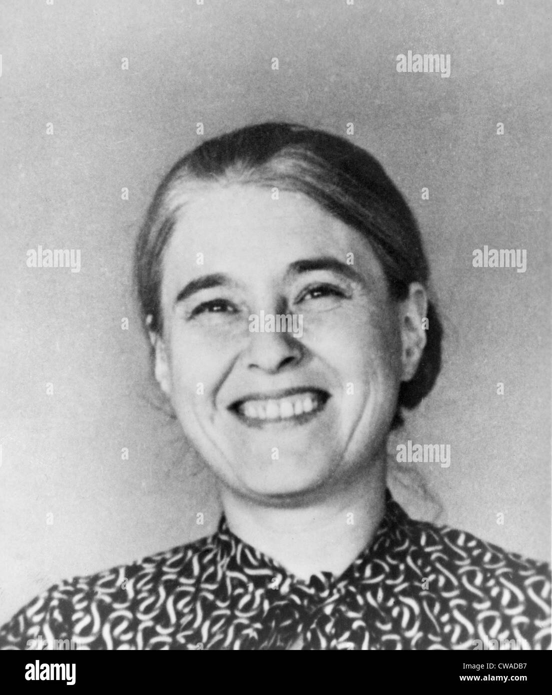 Anna Seghers (1900-1983) anti-fasciste allemand auteur de "La septième croix"(1942), qui a été faite dans le film sur un 1944 Banque D'Images