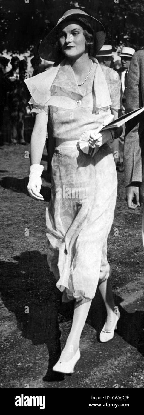 Doris Duke, le 11 mai 1932.. Avec la permission de la CSU : Archives / Everett Collection Banque D'Images