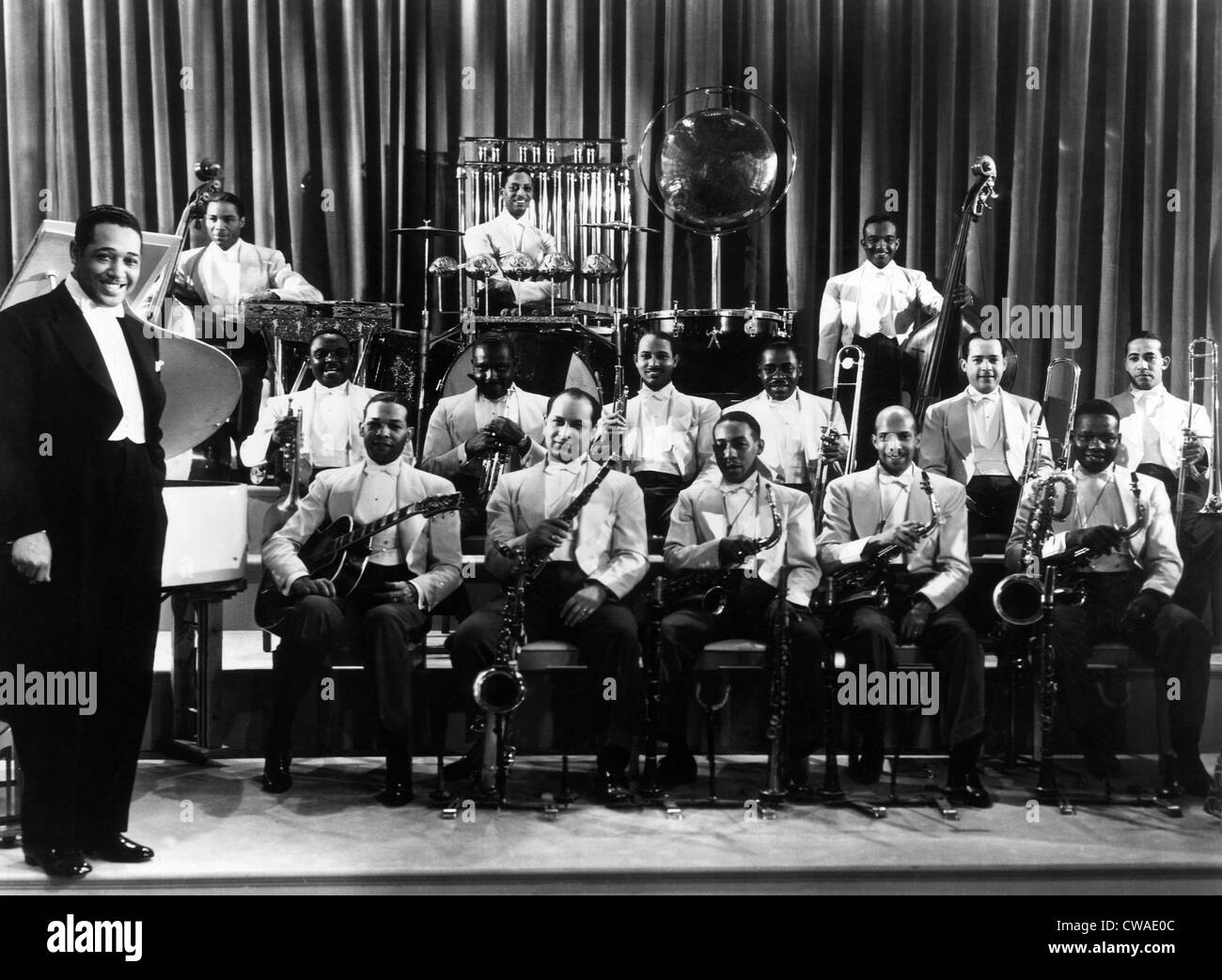 Duke Ellington et son orchestre célèbre. 1938. Avec la permission de : Archives CSU/Everett Collection Banque D'Images