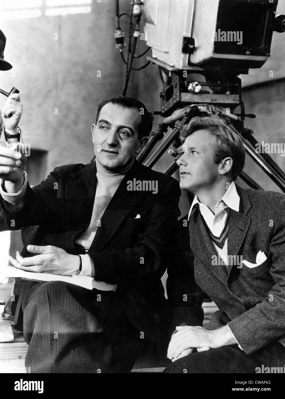 FRITZ LANG et DAVID TYRREL. Avec la permission de la CSU : Archives / Everett Collection Banque D'Images